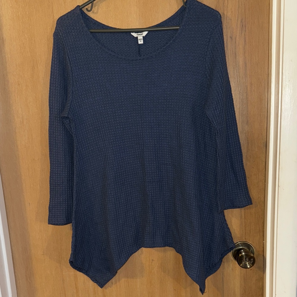 Sonoma Textured Navy Blue Women's Tunic
Size Medium